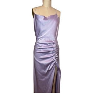 Alice and Olivia Purple Gown